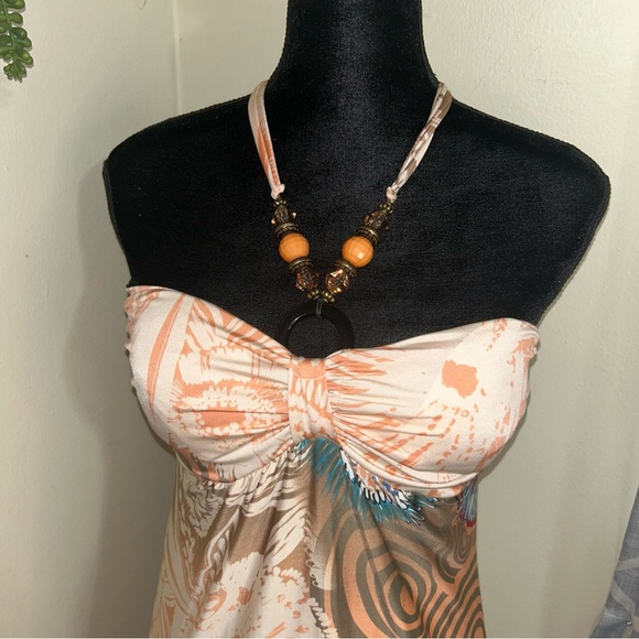 Stunning Papaya Orange Maxi Dress - Size Large 🧡 - Picture 2 of 8